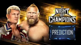 Prediction Night of Champions 2023 - Cody Rhodes vs  Brock Lesnar