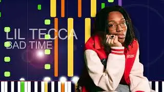 Lil Tecca - BAD TIME (PRO MIDI FILE REMAKE) - "in the style of"