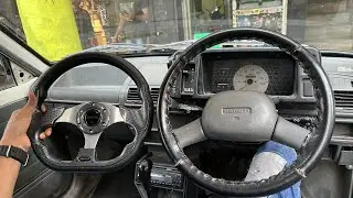 Modified Maruti Suzuki 800 | Momo Steering Wheel | Carbon fibre Steering wheel | Modified 800