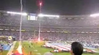 Chargers vs Colts National Anthem