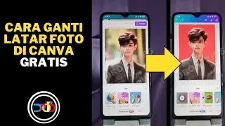 Cara GANTI BACKGROUND FOTO JADI MERAH/BIRU di Apps Canva Hp Android