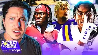 Reacting to THE BEST PLAYS From The 2024 WR Draft Class
