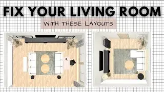 Living Room Mistakes To Avoid | 3 Layouts for Small Living Rooms & Big Living Rooms