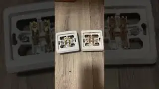 Двухполюсный двухклавишный выключатель своими руками