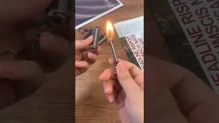 Keychain Permanent Match Lighter.🔥 
