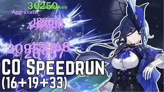 World Record? 68s Clorinde ALL C0 Team Abyss Top Half!