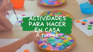 5 ACTIVITIES TO DO AT HOME | LEARN AND PLAY
