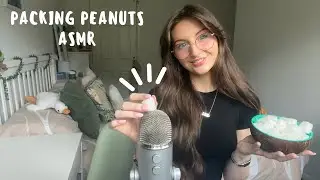 ASMR with packing peanuts (mic trigger tingles)🥜