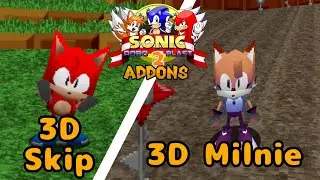 Sonic Robo Blast 2 Mods |3D Milne the Crystal Fox//3D Skip The Fennec Fox|