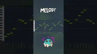 Making Melody In FL Studio ❤#melody #melodies #musicproducer #flstudio #shorts