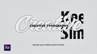 Smooth and Creative Text Animation in After Effects - After Effects Tutorial - No Third Party Plugin