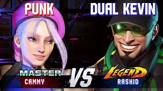 SF6 ▰ PUNK (Cammy) vs DUAL KEVIN (Rashid) ▰ High Level Gameplay