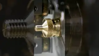 Токарные работы на ЧПУ. Скоростное резание металла.  #производство #shortvideo #работа