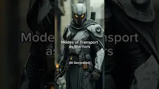 Modes of Transport as Warriors | Ai Generated