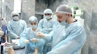 Медики из Палестины получают мастер-класс от специалистов клиники Флебос