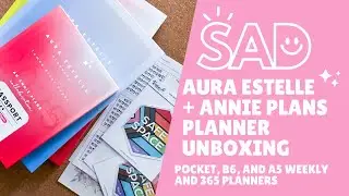 Aura Estelle + Annie Plans 2025 Planner Unboxing