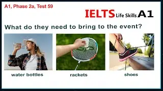 IELTS Life Skills A1 Listening Test 59 ►  New 2025 🇬🇧