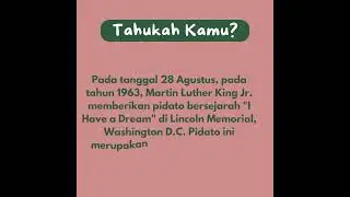 Martin Luther #hariini #tahukahkamu #28august #viral #viralvideo #viralshorts #fyp #nrd7646