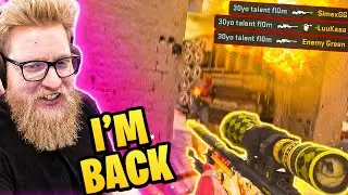 When fl0m actually decides to play CSGO