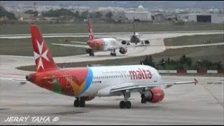 Plane spotting at Malta International Airport