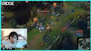 Doublelift Sneaky & Meteos React To EG Danny Insane Tristana Play (  100T vs EG )