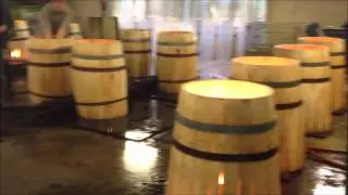 Vidéo tonnellerie - chauffe de la barrique