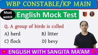 MOCK Test Based on PYQs || English With Sangita Ma'am ||