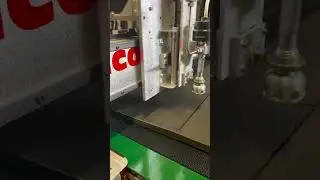 HVAC Shops cutting Fiberglass and Elastomeric Duct Liner with Waterjet Tables