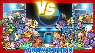 Pokemon Battle Animation Red Vs Blue