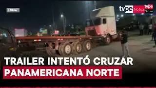 Huaral: cinco heridos deja triple choque de vehículos