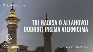 Tri hadisa o Allahovoj dobroti prema vjernicima