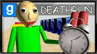 Gmod Deathrun - Baldi's Basics Map! (Funny Moments)