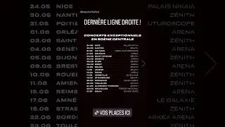 Prenez vos places pour la tounée 2023 !