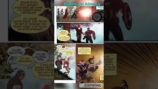 When Captain America and Iron Man Against Hydra’s Gambit  #marvel #comics