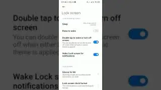 double tap to screen on and off in   Redmi 9 power  me kaise kare