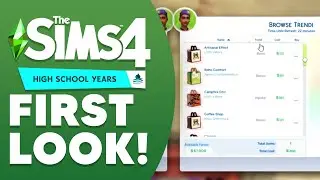 FIRST LOOK AT TRENDI SYSTEM GAMEPLAY IN HIGH SCHOOL YEARS EXPANSION PACK! 😱