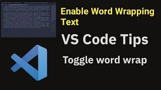 How to Enable Word Wrap in Vs Code Editer || Visual Studio me Word wrap use in Hindi || 2022