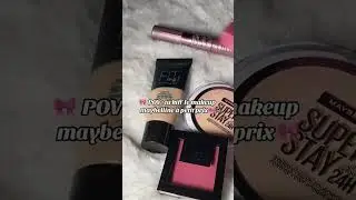 Le maquillage maybelline à petit prix !
