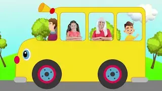 The wheel on the Bus | Nursery Rhymes and Kids Songs | By Gaby Life