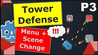 Make a Tower Defense Game in Godot | Part 3 - Main Menu & Scene Switching
