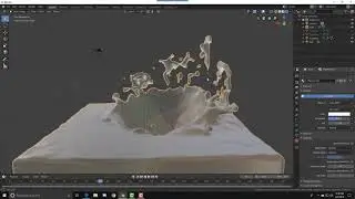 Basic Fluid animation in blender 2.8