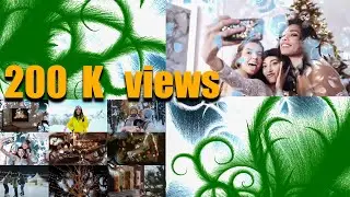 4K Happy New Year 2022! Green Screen Video