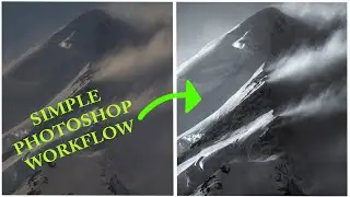 Tutorial For DRAMATIC Black & White Photography | Photoshop