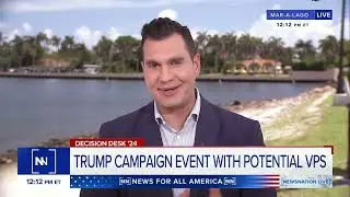 Joe Khalil NewsNation Reporting from Mar a Lago Trump VEEPSTAKES