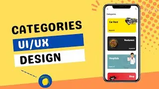 Categories design in android studio using Card View | XML Material UI Design