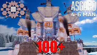 ASGARD - BEST OFFLINE 2x2 base for 100+ ROCKETS with 8 BUNKERS [rust base design]