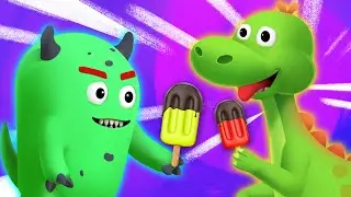 Mazedaar Monday | मंडे और डायनासोर के साथ सब्जियां सीखें | Hindi Stories for Children