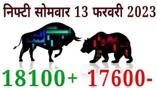 nifty prediction for tomorrow 13 february 2023 monday #niftyprediction #nifty50 #nifty