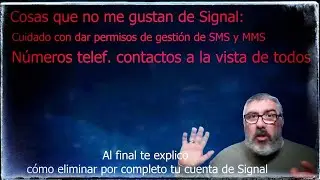 Todo lo que no te cuentan de Signal: Cuidado con la gestión SMS y cómo elminar tu cuenta al completo