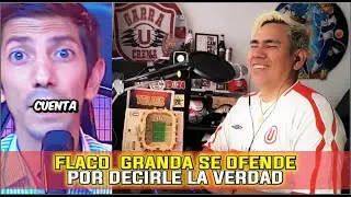 Flaco Granda was offended when I told him the truth.